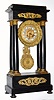 Mixed lot, a large C.1860 French Empire style case with a C.1900 "A-1" French movement now soldered to the dial plate.