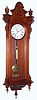 Reproduction of the Seth Thomas No. 5 Regulator in mahogany finish, weight driven, 8-day.