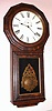 Seth Thomas Clock Co., "REGULATOR, No. 1, EXTRA", in rosewood, with premium round movement with beat set feature, 8-day, weight, 14 inch dial, c.1870.