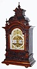 German, Lenzkirch, rare DIGITAL dial mantel timepiece, in an "Alt Deutsch" walnut case with fancy trim, 8-day, spring, serial 1,037,736, DRP No. 54093, C.1890