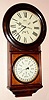 Welch, Spring and Co., Forestville, Conn, USA, "Round Head Regulator No. 4", 8-day, double dial perpetual calendar, Circa 1880.