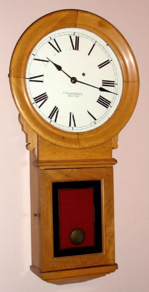 E. Howard and Co., Boston, C.1899 [dated inside case], REGULATOR No. 70, in an ash case, weight driven, 8-day — Antique Clocks Price Guide