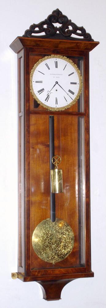 Austrian, Elsner and Petrovits, in Wien, C.1840, 6-light Dachluhr, single weight timepiece, 8-day; mov't original to case. — Antique Clocks Price Guide