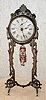 Ansonia Clock Co.., Brooklyn, New York, "JUMPER No. 2", 1-day spring novelty, with replacement doll.