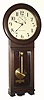 Seth Thomas Clock Co., "Regulator No. 2", Circa 1900, 8-day mahogany wall timepiece, with large 77B movement with dead beat escapement and maintaining power.