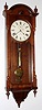 Seth Thomas Clock Co., "Regulator No. 6 Reissue", Circa 1975, 8-day weight wall timepiece.