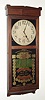 New Haven Clock Co., Advertising timepiece for "SAUER'S Flavoring Extracts, Best By Every Test, Purity and Strength", wall hanging, 8-day, spring.
