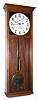 Seth Thomas Clock Co.,"REGULATOR No. 80", C.1915, large mahogany cased jeweler's timepiece, with heavy iron movement bracket and robust model 68 trapezoid movement, with beat-set adjustment at top, seconds hand and maintaining power, single weight, 8-day, disc pend.
