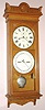 Seth Thomas Clock Co., Thomaston, Conn, OFFICE CALENDAR No. 12, in oak, 8-day, double dial perpetual calendar, weight driven.
