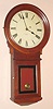 E. Howard and Co., Boston, C.1890, "REGULATOR No. 70", in a cherry case, weight driven, 8-day, 12 inch dial.