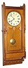 Seth Thomas Clock Co., "Queen Anne", C.1884, 8-day wall timepiece, as-found.