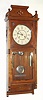 Seth Thomas Clock Co., "Flora", C.1883, 8-day time/strike wall clock, 2-weight with cathedral gong.