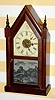 E. N. Welch, Forestville, Conn., C.1870, 30-hour steeple timepiece with alarm.
