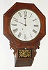 Ansonia Brass Co., Ansonia, Conn., C.1855, short drop chisel-bottom timepiece, 8-day.