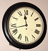 English, C.1920, Fusee Dial or pub clock with 12 inch dial, 8-day.