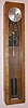 The Synchronome Co., Ltd, London, England, {factory in Alperton}, c.1925, electro mechanical master clock, meter pendulum, in a quarter sawn oak case
