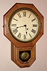 Seth Thomas Clock Co., Thomaston, Conn, 11 Inch Drop Octagon, 8-day, time only, spring mov't, c.1900