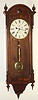 Seth Thomas Clock Co., "REGULATOR No. 6", C.1975 re-issue, serial No. 296 of 4000, in a walnut case, 8-day, weight driven.
