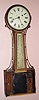 Boston, Mass., Circa 1830, 8-day patent or banjo timepiece, incomplete.