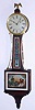 Herschede Clock Co, Cincinnati, [Ohio], weight driven Willard model banjo, with original movement supplied by Chelsea, [serial 423] C.1905