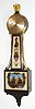 Chelsea Clock Co., for Bigelow and Kennard, Boston, Willard model weight banjo timepiece with silvered engraved dial, signed for both Chelsea and B+K, serial No. 178427, C.1926, and with nice original set of Perry's 1813 Victory tablets.