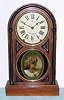 Seth Thomas Clock Co., 'CHICAGO' model from the City Series, time and gong strike, 8-day and in a rosewood case, c.1875
