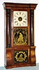 Seth Thomas Clock Co., C.1868, "LARGE ROSEWOOD COLUMN" and cornice shelf clock, 2-wt, 8 day, gong striking.