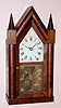 Brewster and Ingrahams, transitional production (E. C. Brewster and Co. signed mov't and dial), rare Kirk's patent iron back-plate repeating mov't (rack and snail), in a rosewood steeple case, C.1843.