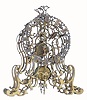 English, Wm. F. Evans, ARABESQUE skeleton timepiece, C.1870, incomplete, however includes all 3 plates and dial.