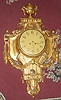 German, for the Swedish market, large gilt wood cartel clock by Lenzkirch [unsigned, but with appropriate markings], C.1900, 8-day bell strike, serial No. 1Million -- 214394.