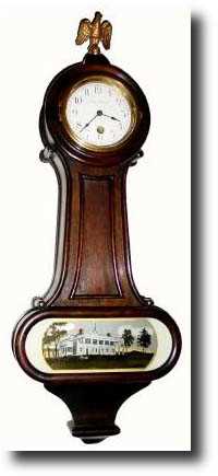 C.1915, New Haven Clock Co., "Wardrop" wall clock — Antique Clocks Price Guide