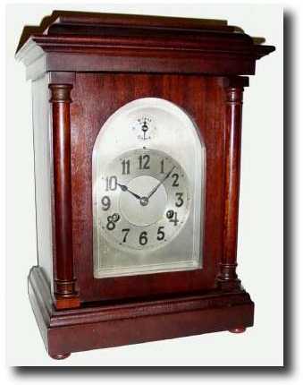 C.1910, German, Hamburg American Clock Co., shelf clock — Antique Clocks Price Guide