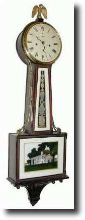 C.1929, New Haven Clock Co., "Willard" variant Banjo Clock — Antique Clocks Price Guide