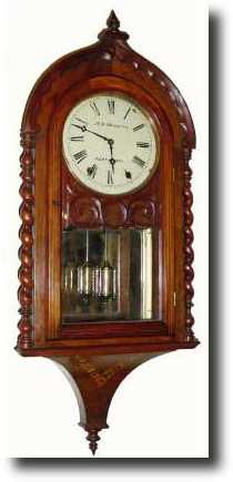 C.1875, Anglo-American wall clock — Antique Clocks Price Guide