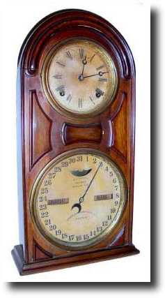 C.1875, Ithaca Calendar Clock Co., Cottage no. 5 shelf Clock — Antique Clocks Price Guide