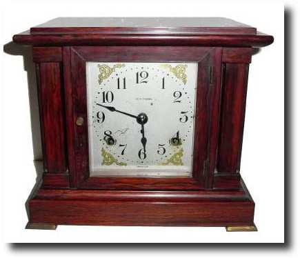 C.1915, Seth Thomas Clock Co., "Chime Clock No. 00" shelf clock — Antique Clocks Price Guide