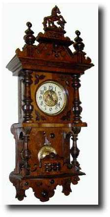 C.1905, Gustav Becker, Silesia Line, Open Well Balcony clock — Antique Clocks Price Guide