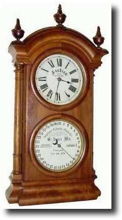 C.1875, Southern Calendar Clock Co., FASHION No. 2 shelf clock — Antique Clocks Price Guide