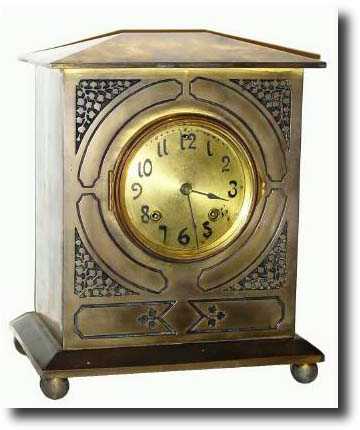 C.1901, Ansonia Clock Co., "Monmouth" 8-day spring mantel clock — Antique Clocks Price Guide