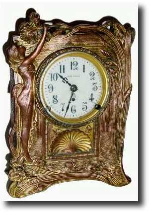 C.1909, Seth Thomas Clock Co., "Lily" shelf clock — Antique Clocks Price Guide