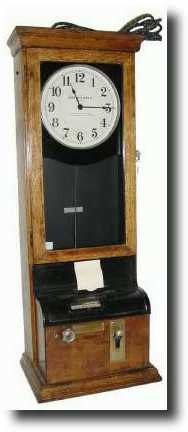 C.1950, Lathem Time Recorder Co., 110v. full shelf clock — Antique Clocks Price Guide