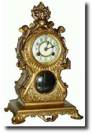 C.1906, Waterbury Clock Co., "Clymer" shelf clock — Antique Clocks Price Guide