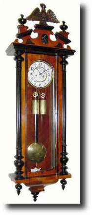 C.1900, German, Kienzle 2-Weight Vienna regulator — Antique Clocks Price Guide