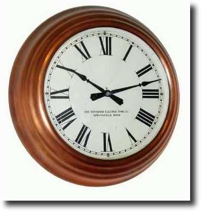 C.1930, Case and Dial for a Standard Electric slave clock — Antique Clocks Price Guide