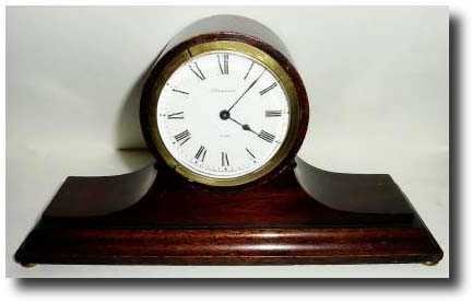 C.1914, Ansonia Clock Co., "Cabinet No. 42" Tambour clock — Antique Clocks Price Guide