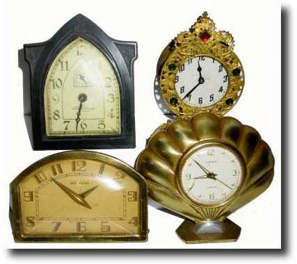 C.1930-40, a lot of 4 novelty clocks — Antique Clocks Price Guide