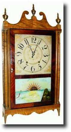C.1835 Riley Whiting Shelf Clock. — Antique Clocks Price Guide
