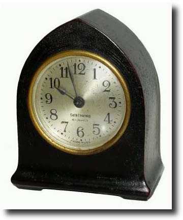 C.1915, Seth Thomas CAPEL, miniature desk clock — Antique Clocks Price Guide
