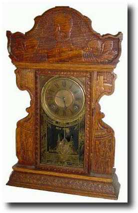 C.1900, E.N. Welch Mfg. Co. "Sampson" Mantel clock — Antique Clocks Price Guide