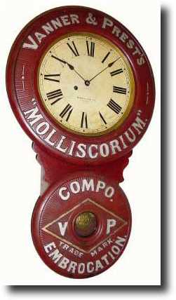 C.1890, Baird Clock Co., advertising wall clock — Antique Clocks Price Guide